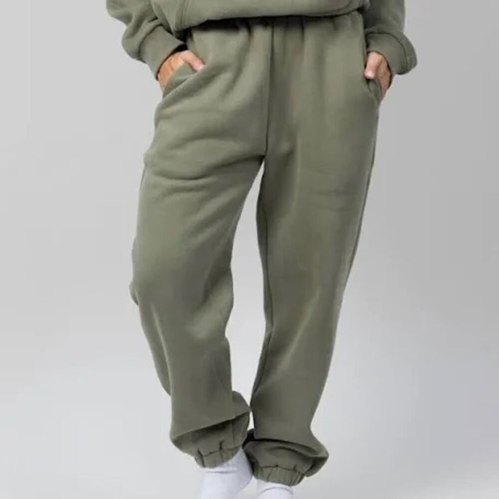 Comfrt Travel Essentials Sweatpants, Color Moss, Size XL